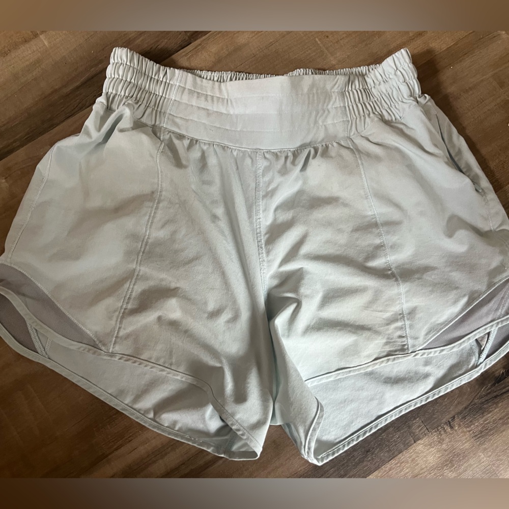 Hotty hot Light blue Lululemon shorts size 6